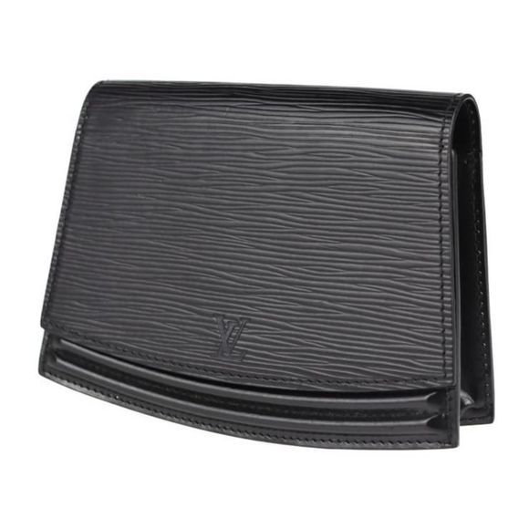 Louis Vuitton Tilsit Waist Bag Body Bag Epi Leather Noir - Picture 2 of 8